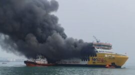 Penyebab KMP Batu Mandi Terbakar