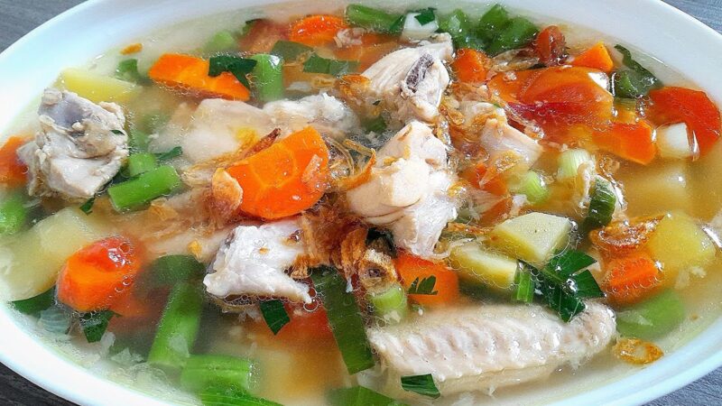 Resep Sop Ayam Bening Sederhana 