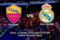 Link Live Streaming AS Roma vs Real Madrid
