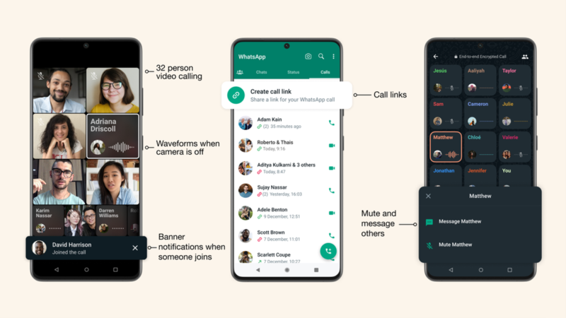 Cara menggunakan fitur guest calling whatsapp